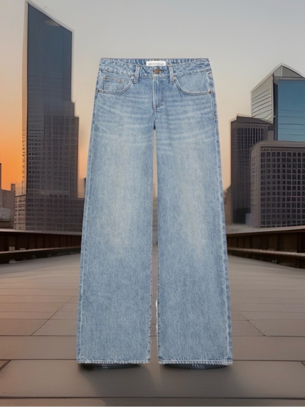 Aritzia Denim Forum "The 90s" Lo-Rise Baggy Wide Leg Jeans Women's Sz 29W NWT - Picture 2 of 16